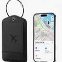 TopMade Smart Luggage Tag with Apple Find My, Premium Leather Luggage Tags for Suitcase, Travel Bags, Backpacks, Anti-Lost Suitcase Tag Tracker for Travel with Privacy Name Card, Rechargeable
