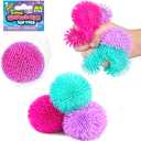 2 x ORB Curiosities Sugar Smooshies Softees Slow Rise Sugar Ball 3 Pack - Soft, Squishy and Stretchy Stress Ball Squishies for Play and Stress Relief - Sugar Water Filled Fidget Toys for Kids and Adults, 2.75 inches
