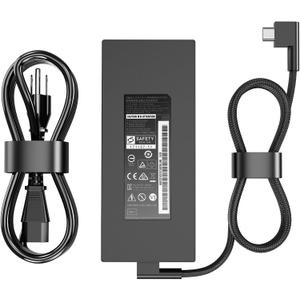 330W GaN AC Laptop Charger Compatible with Razer Blade 16 17 18 RZ09-0483 RZ09-0484 RZ09-0510 RC30-0484 RC30-04840200 Gaming Power Supply Adapter