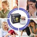 Large Size Read Me When Bible Verses Jar for Emotions and Feelings(108pcs),Christian Gifts For Women,Hope and Prayer Jar with Cross Necklace,Religious Gifts for Mom,Bible Accessories