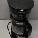 Mueller 12-Cup Drip Coffee Maker - Borosilicate Carafe, Auto-Off, Reusable Filter, Anti-Drip, Keep-Warm Function, Clear Water Level Window Coffee Machine, Kitchen Essentials & Accessories (Black)