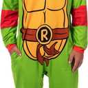 INTIMO Teenage Mutant Ninja Turtles Mens' Hooded Union Suit Costume Sleep Pajama For Adults (Green, XXL/3XL)
