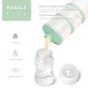 Termichy Stackable Formula Dispenser Portable Milk Powder Container, 2 Pack, Light Green