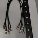 BNC Antenna Kit19inch Antenna Re-Location Rack Mount KitFour BNC Connecting Cables 2FTCompatible with Full-Rack Wireless Systems