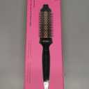 amika blowout babe thermal ionic hairbrush – ionic ceramic round hot styling brush for smoothing & volume, add shine & tame frizz (barrel 1.5″) – styling tool (black)