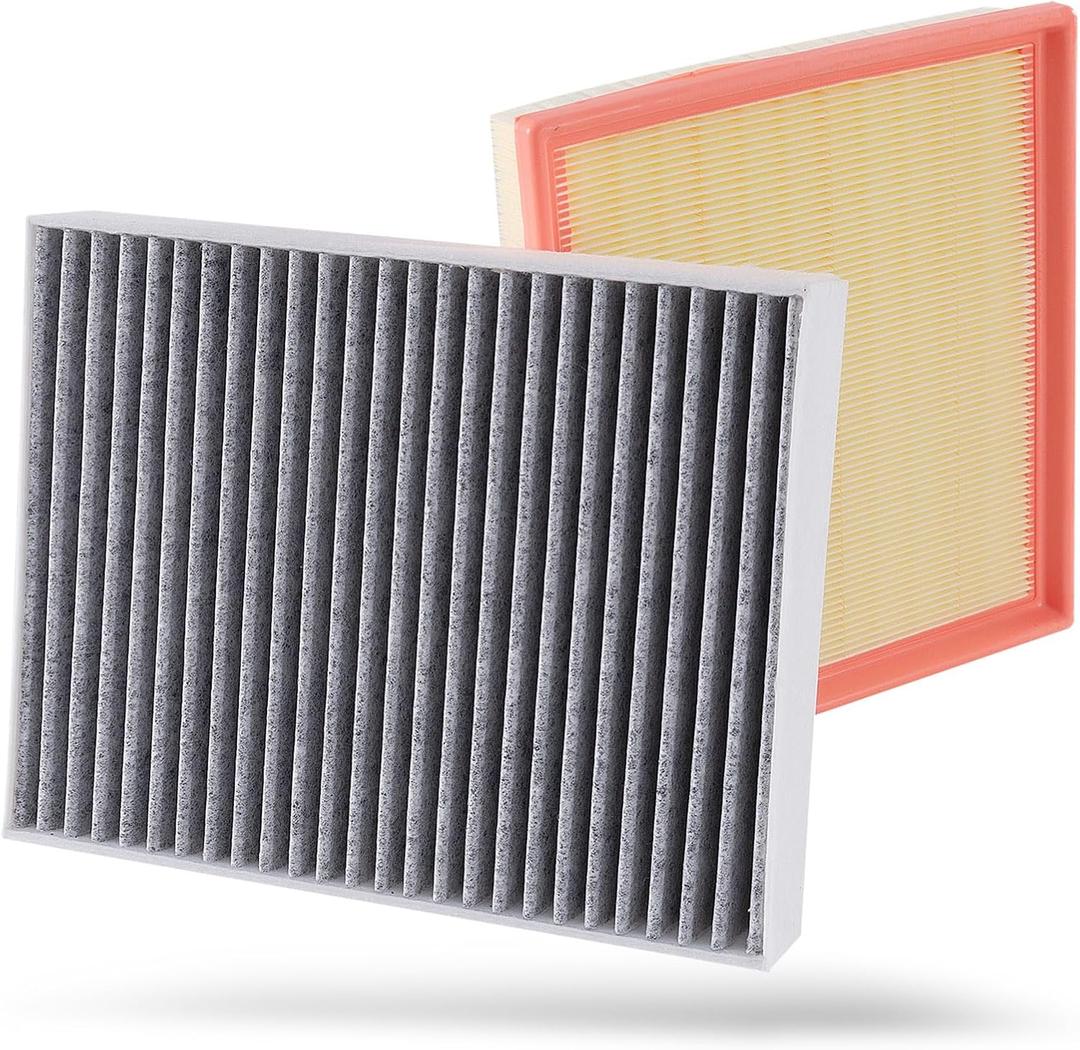 13718507320+64119237555 Cabin & Engine Air Filter for BMW 2.0L L4 Gas model: 228i xDrive 320i 328i GT 428i Gran Coupe M2 2012-2025 CUK 25 001, E2991LC C31382C LAK812 WA10005 A39060 2.0 3.0 L 4 6