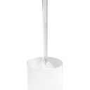 Acrylic End Table, Modern Minimalist Acrylic Side Tables, Clear Side Table for Living Room, Bedroom, Office, Drink Table (12" D x 12" W x 21" H, Transparent)