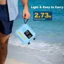 Paddle Board Electric Pump, 22 PSI Portable Rechargeable Electric SUP Air Pump, Intelligent Dual Stage Inflation & Deflation, Auto-Off, for Stand Up Paddle Boards, Kayak, Boat, Kite, Tent