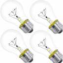 Lava Lamp Bulb 40W E26 Medium Base 120V A15 Appliance Oven Light Bulb for 16.3" Lava Lamp,Microwave Oven, Refrigerator, Over Stove Range Hood,High Temperature 500 Degrees Resistant,Warm White,4 Pack