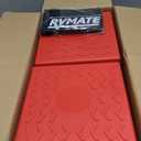 RVMATE RV Leveling Blocks 12 Pack, Heavy Duty Camper Leveling Blocks, Leveling Blocks for RVs, Reduce Trailer Movement, Trailer Leveling Blocks Great for Single and Dual Wheels, Red