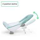 Ingenuity Foldaway 2-Position Bather, 2-Position Bath Support for Sink or Bathtub, for Ages 0-6 Months, Up to 20 Pounds, Green