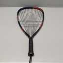 HEAD MX Fire 190 Beginners Racquetball Racket - Pre-Strung Head Light Balance Racquet (Navy/Orange)