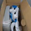 TRALT Office Chair - Ergonomic Desk Chair with Adjustable Lumbar Support, Mesh Computer Chair, Executive Chairs for Home Office Comfortable Lumbar Support (White)