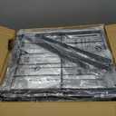 10-Tier Tall Shoe Rack Organizer Shoe Storage for Entryway 30-40 Pairs Metal Shoe Rack for Closet Heavy-Duty Shoe Rack with Wooden Top Shelf for Garage Rustic Brown