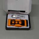 Dog Bark Deterrent Devices, 3X Ultrasonic Anti Barking Device for Dogs, 4 Frequencies 5 Training Modes 65ft Safer Alternatives to Bark Collars, Portable Design with Display for All Dogs (Orange)