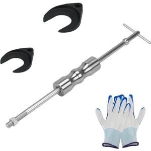 Inner CV Axle Puller Tool Set with 5/8"-18 Slide Hammer & Adapter Front Wheel Drive Axle Puller Slide Hammer Set