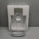 OLEEK Purse vases for Flowers (Handmade) Glass Bag vase -10 Inches- Blue for centerpieces & Fish Bowl - Handbag Unique Flower vase Decorative - Glass Handbag vases for Cute Room Decor (Clear Transparent)