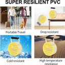 DEIRIS Travel Adjustable Soft Kettlebell 7/10/15 lbs Hand Weight Water Filled Weights for Fitness Exercise - Portable Water Dumbbell Set - Kettlebells & Aqua Bag - Core Training Fun (Stylish White Checkered Pattern 7lb)