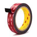 3M Double Sided Tape 1"16.4ft 5925 Black Mounting Tape Heavy Duty Waterproof Foam Tape Strong Adhesive for RV LED Strip Light Dcor