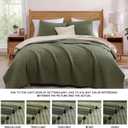 WRENSONGE King Size Quilt-3 Pieces Lightweight Bedspreads Olive Green King Quilt Bedding Set for All Seasons, Soft Summer Coverlet with 2 Pillow Shams Suitable for Bed, Couch, Quilt Blanket