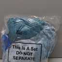 Frienda 4 Pcs Baby Fuzzy Blanket Fluffy Baby Blanket for Boys Girls Soft Warm Infant Newborn Toddler Receiving Nursery Bed Supplies, 32 x 24 Inch(Blue Color)