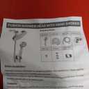 Shower System,Bathroom Rain Mixer Shower Combo Set with Wall Mounted Rainfall Shower Head Diverter Flexible Hose Adjustable Extension Arm