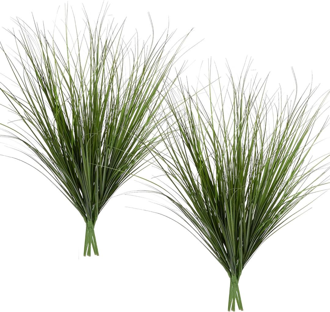 12PCS Fake Plants Artificial Wheat Grass Greenery Plastic Plants Fake Grass Artificial Plants for Outdoor Decor Artificial Grass Plant with Greenery Stems for Indoor Home Decoration 26.4" (Tall-12PCS)