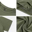 Mens T-Shirts Multi Pack Crewneck Cotton Tee Short Sleeve Classic Pullover Basic Summer Tops (XL)