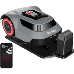 MGC1000 Robot Lawn Mower with 590ft Boundary Wire for 0.25 Acre (1/4 Acre), 45% Climbing Automatic Robotic Lawn Mower, Auto Mapping & Recharge, Precise Location & Breakpoint Detection, IPX6 Waterproof (Mows up to 1/4 (0.25) acre)