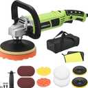 Buffer Polisher, 1600W 6 Inch/7 Inch Rotary Car Buffer Polisher Wax, 7 Variable Speed 1600-3500 RPM, Car Buffers and Polisher for Car, Boat Sanding and Polisher