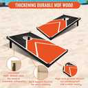 Cornhole Board Set, 3'x2' Cornhole Set, Corn Hole Boards Set, Lightweight Corn Hole Set Includes 2 Cornhole Boards, 8 Cornhole Bean Bags & Carry Case for Outdoor Games
