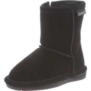 BEARPAW Unisex-Child Emma Toddler Zipper Mid Calf Boot Black 10 for kids