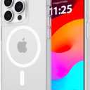 Case-Mate Tough iPhone 15 Pro Case - Clear [12ft Drop Protection] [Compatible with MagSafe] Magnetic Phone Case for iPhone 15 Pro 6.1", Shockproof Cover with Anti Yellowing, Anti Scratch Tech