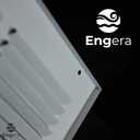 Engera Return Air Grille - Sidewall and Ceiling - HVAC Vent Duct Cover Diffuser - White 24" x 24" [Outer Dims: 25.75w X 25.75"h]