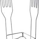 Multi-Purpose Gloves Drying Rack,Carbon Steel Collapsible Gloves Holder,Practical Glove Drain Stand Silver Vertical Glove Support for Kitchen