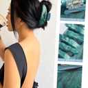 HAIMEIKANG Large Acrylic Hair Claw Clips - Strong Hold Non-Slip Stylish Hair Accessories for Women & Girls' Thick & Thin Hair
