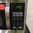 Emerson MW1338SB Countertop Microwave Oven, 6 Pre-Programmed Settings, Removable Glass Turntable, Child Safety Lock, 1.3 Cu ft, 1000W, Stainless Steel