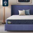 Serta Five Star Mattress Tranquility 12-Inch Firm Full Zoned Support, Pressure Relief, Cooling Bed-in-a-Box Ideal for Back & Stomach Sleepers 100 Night Trial