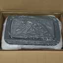 8-Piece Deep Glass Baking Dish Set with Plastic Lids,Rectangular Glass Bakeware Set with Lids, Baking Pans for Lasagna, Leftovers, Cooking, Kitchen, Freezer-to-Oven and Dishwasher, Gray