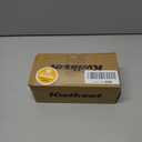 Kwikset Pismo Interior Privacy Door Knob with Lock, Door Handle For Bathroom and Bedroom, Matte Black Keyless Turn Lock Doorknob, with Microban Protection (1 Pack)