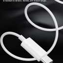 1Pack Wired Earphones with USB-C Connector for iPhone Headphones in-Ear Earbuds,Built-in Microphone and Volume Control Headsets Compatible with iPhone 15/16 Plus/Pro/Max/Pad Pro/Air/Mini & More