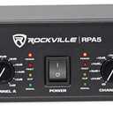 Rockville RPA5 1000W Peak / 400W RMS 2-Channel Power Amplifier, Rack Mountable - Perfect for Live Sound, Pro Audio, DJs