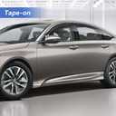 Window Visors Rain Guards for 2018-2023 Honda Accord, Out-Channel Window Vent Wind Deflectors Visors Shades for 18-23 Accord 19 20 21 22