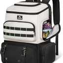 MATEIN Work Backpack with Detachable Lunch Compartment, Large Gym Backpack with Lunch Box, Water Resistant 17 Inch Laptop Back Pack with Shoe Pouch, Insulated Cooler Bag for Workout Commute Meal Prep