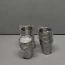 Mimorou 8 Pack Stainless Steel Insulated Cup 10 oz Metal Tumbler Double Wall Vacuum Water Glasses Camping Reusable Mugs Bbq Home Office Party Coffee (Silver)