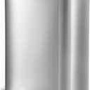 QUALIAZERO 50L/13Gal Heavy Duty Hands-Free Stainless Steel Commercial/Kitchen Step Trash Can, Fingerprint-Resistant Soft Close Lid Trashcan, 50L / 13 GAL
