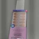 Almond Press On Nails Medium - BTArtbox Soft Gel Ombre Fake Nails with Nail Glue, Semi-Transparent Reusable Glue On Nails in 16 Sizes - 32PCS Stick On Nails Kit, Vanilla Cream Almond