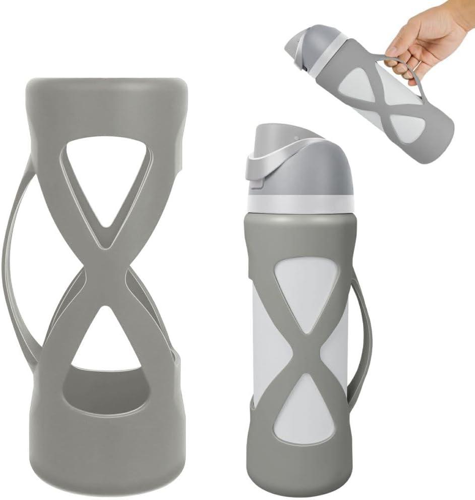 Silicone Boot with Handle Compatible with Owala 24 oz, Full Protective Anti Scratch & Reduce Dent Sleeve Cover, All-Round Wrap Protector Compatible with FreeSip Water Bottles