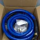 50FT Heated Water Hose for RV,Heated Drinking Water Hose with Thermostat,Lead and BPA Free,1/2" Inner Diameter,Temperatures Down to -40F Self-Regulating,Blue Appearance Auto Accessory