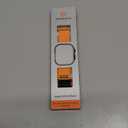 Bandletic Magnetic Silicone Watchband Compatible with Apple Watch Band 44mm 45mm 46mm 49mm 42mm 41mm 40mm 38mm Men Women, Strong Magnet Sport Strap for iWatch Series 11 10 9 8 7 6 5 4 Ultra SE 3 2 1 (Black/Orange)